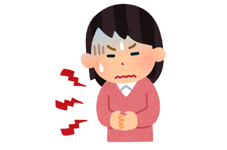 腹痛イラスト