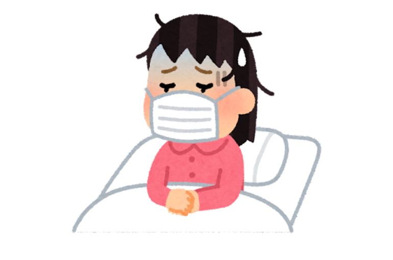 具合が悪い人のイラスト
