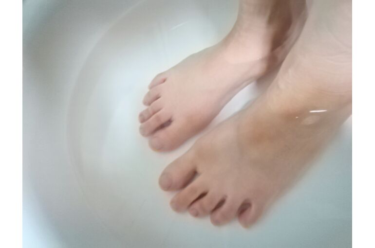 足湯画像