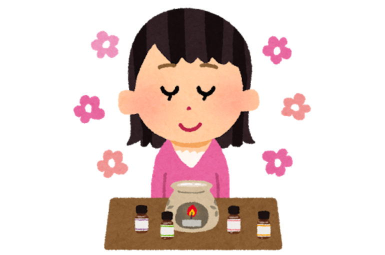 香り嗅ぐいらすと